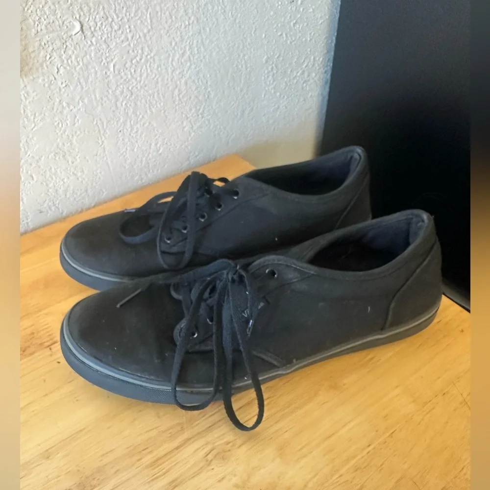 Women’s VANS Black Casual Lace-Up Shoes - Picture 2 of 5